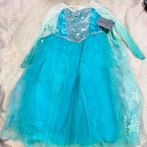 New Disney Frozen Princess Dress gown 7 8 Girls